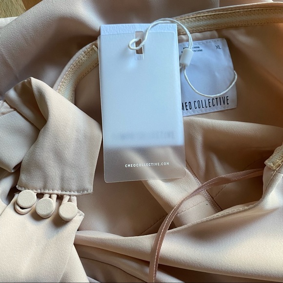 NWT C/Meo Collective Redefine Dress Blush Pink Size XL - Picture 6 of 7